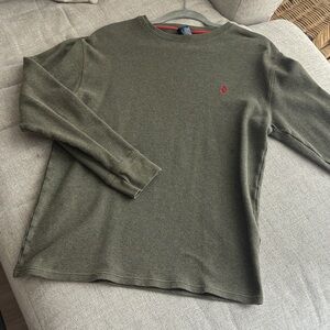 100% cotton Polo Ralph Lauren Olive Sleepwear Top